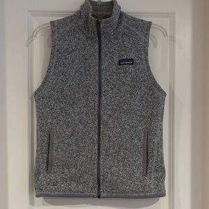 Patagonia Heathered Gray Zip Vest